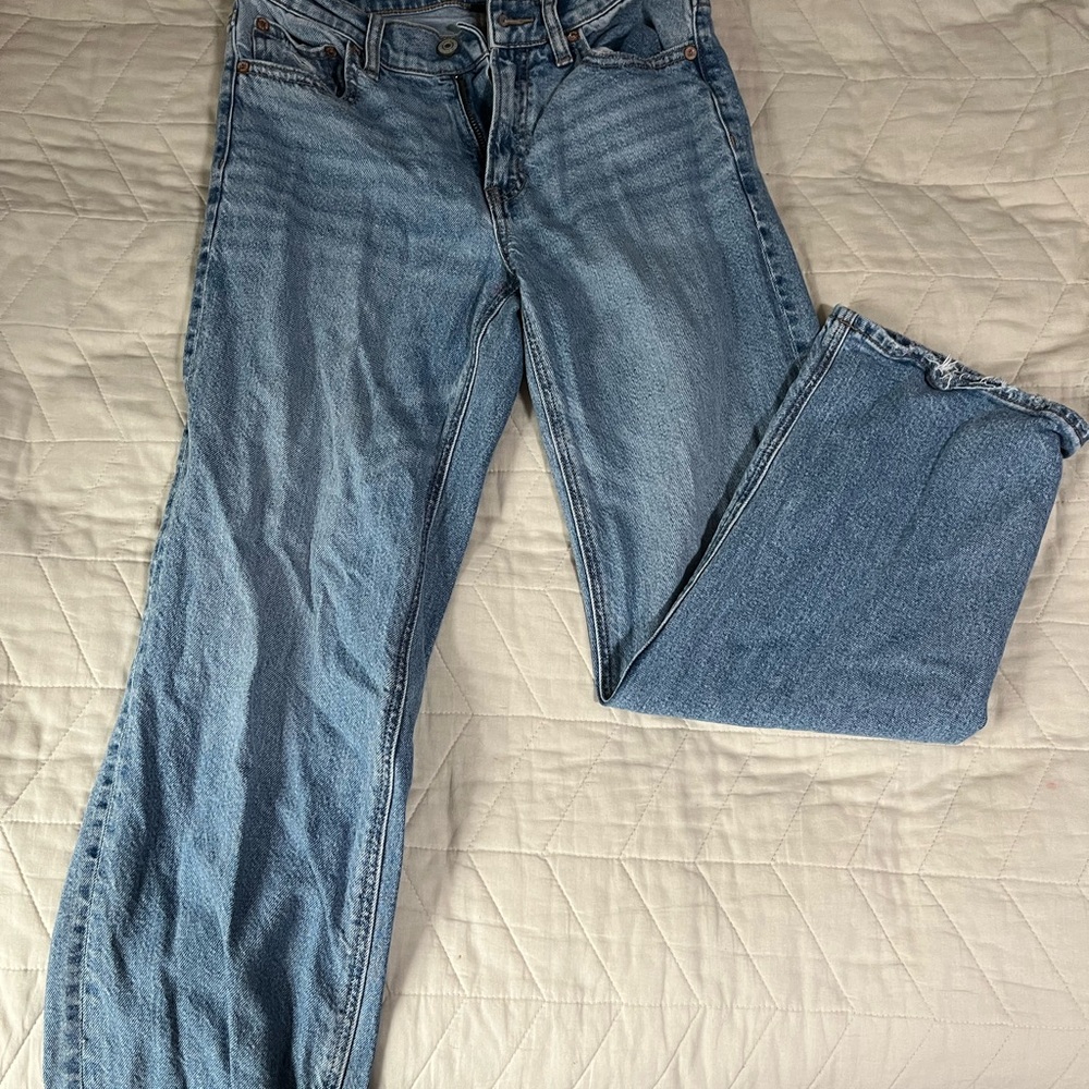 American Eagle Outfitters Blue Straight Leg Jeans
